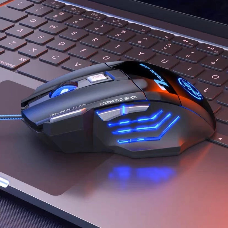 X7 Laser RGB Pro – Mouse Gamer 7 Botões 3200dpi
