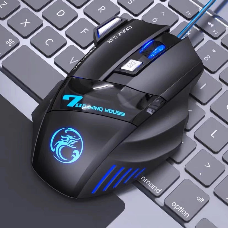 X7 Laser RGB Pro – Mouse Gamer 7 Botões 3200dpi