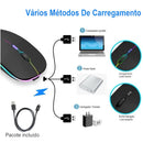 WaveCharge RGB – Mouse Sem Fio Recarregável 2.4GHz
