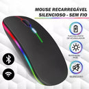 WaveCharge RGB – Mouse Sem Fio Recarregável 2.4GHz