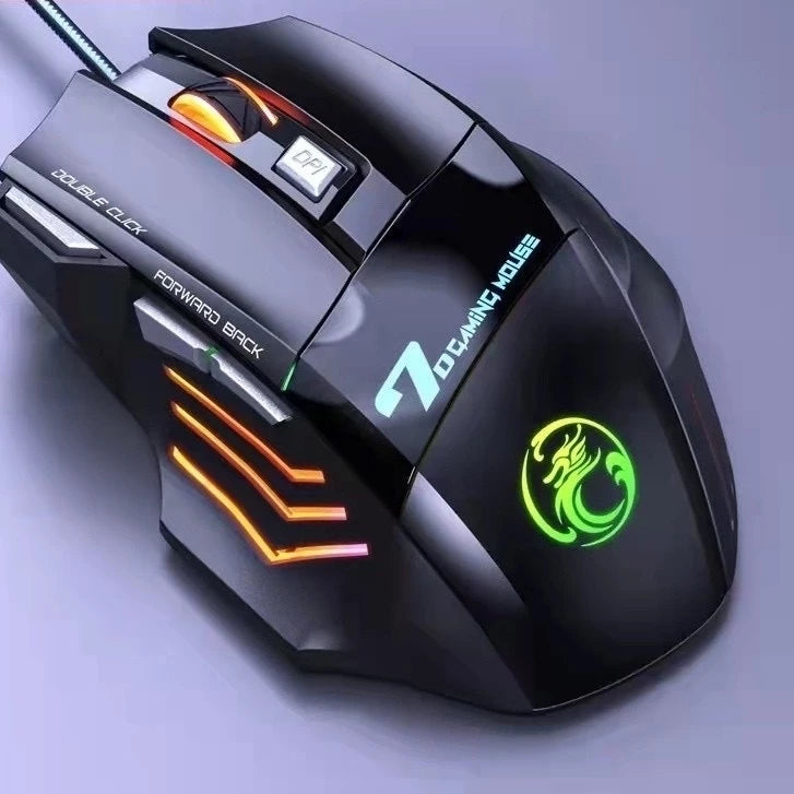 X7 Laser RGB Pro – Mouse Gamer 7 Botões 3200dpi