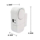 Kit 2 Alarme de Entrada para Portas e Janelas Sensor Magnético