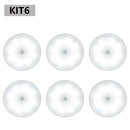 KIT6/10 Luminárias Led S/ Fio Com Sensor Presença