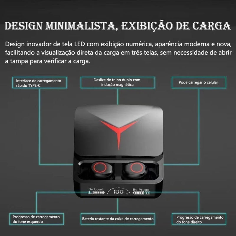 M90 Fone De Ouvido Sem Fio Bluetooth 5.3