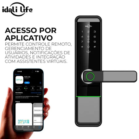 SmartLock ID PRO – Fechadura Digital WiFi Biométrica
