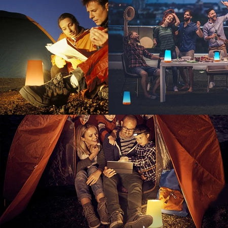 DreamLight 13C – Luminária Touch RGB Recarregável com Controle