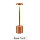 LuxTouch Metal – Luminária LED Recarregável de Mesa