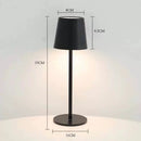 TouchLight Pro – Abajur LED Recarregável Dimerizável