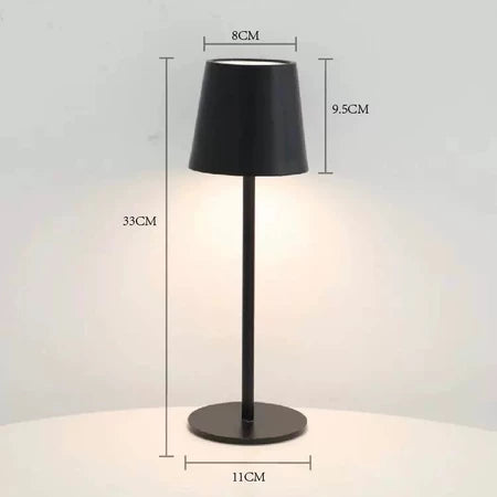 TouchLight Pro – Abajur LED Recarregável Dimerizável