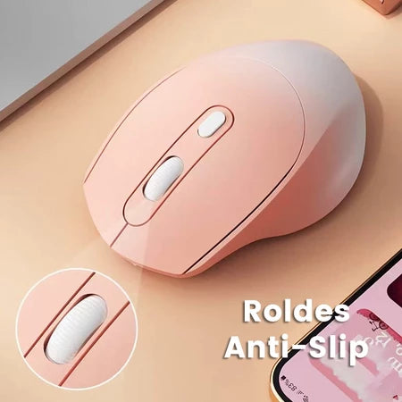 DualConnect Pro – Mouse Sem Fio Recarregável 2.4GHz & Bluetooth