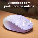 DualConnect Pro – Mouse Sem Fio Recarregável 2.4GHz & Bluetooth