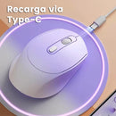 DualConnect Pro – Mouse Sem Fio Recarregável 2.4GHz & Bluetooth