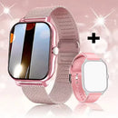 Relógio Inteligente Feminino – Smartwatch com Chamada Bluetooth, Monitor de Saúde e Tela Touch