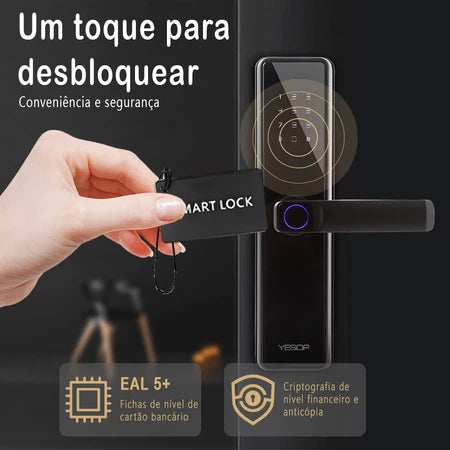 YESOP Smart Ultra – Fechadura Digital 5 em 1 WiFi TUYA