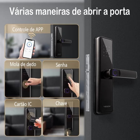 YESOP Smart Ultra – Fechadura Digital 5 em 1 WiFi TUYA