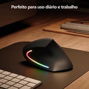 ErgoPro RGB – Mouse Vertical Sem Fio 2.4GHz 6 Botões