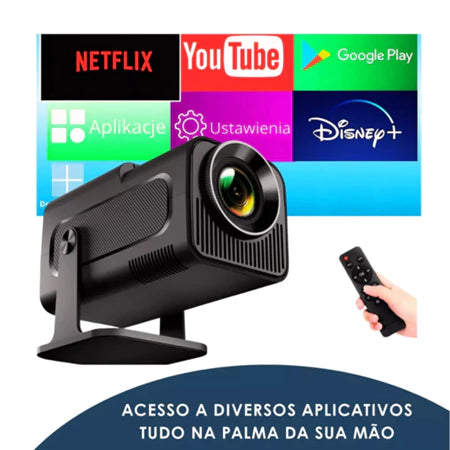 HY320 SoundMax 4K + caixa de som Soundbar