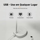 Flex DeskLight Pro – Luminária LED Recarregável com Proteção Ocular