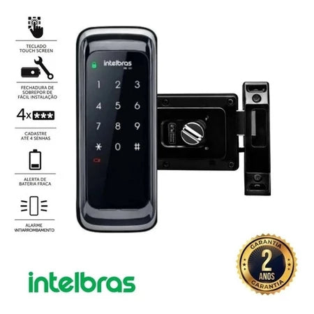 SafeKey Touch FR101 – Fechadura Digital Intelbras