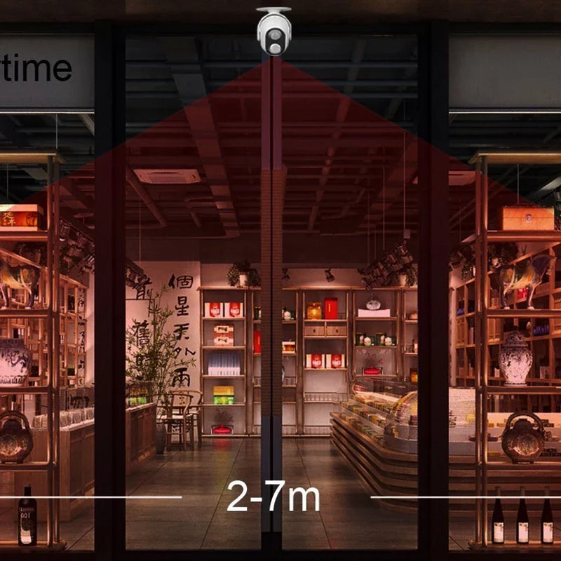 3 em 1 Sensor de Presença Para Lojas Alarme E Anunciador