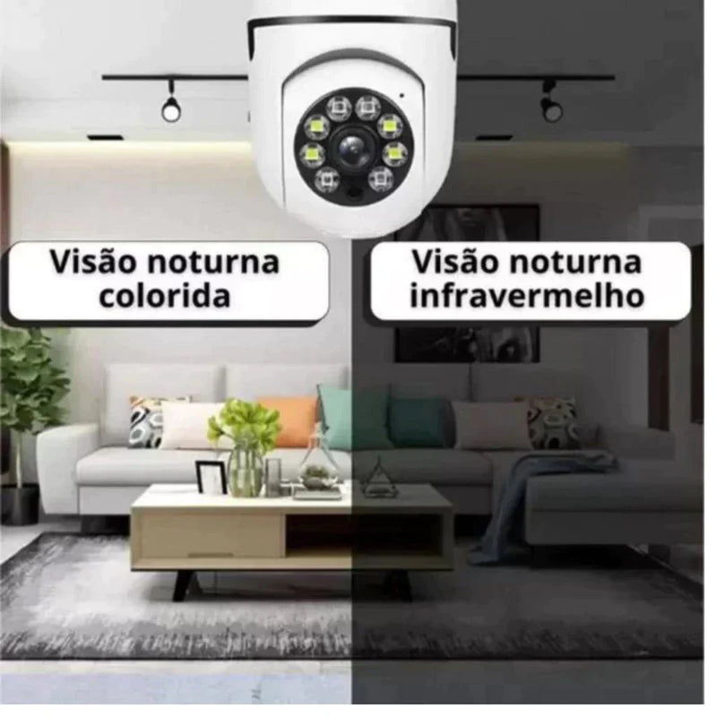 Câmera de Segurança Wi-Fi 360°