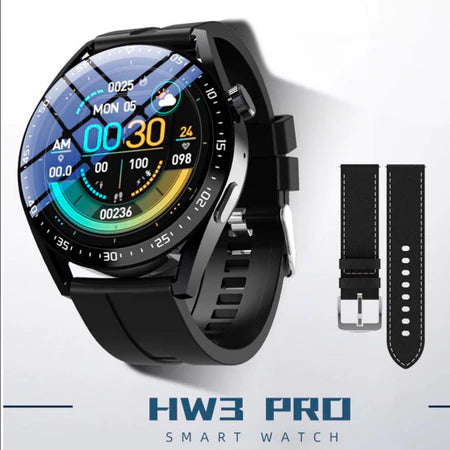 Smartwatch HW3 Pro Original – Tela AMOLED 1.43”, GPS, 5ATM, Saúde e Fitness