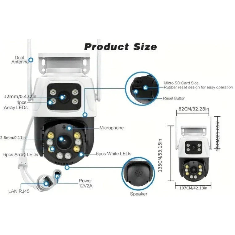 Câmera de Segurança Wi-Fi A28B